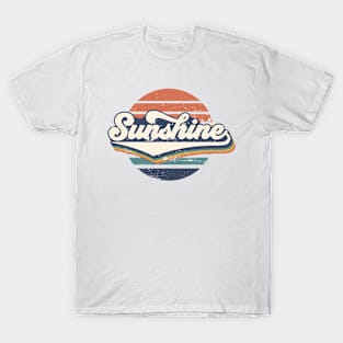 Sunshine Vintage Typography T-Shirt